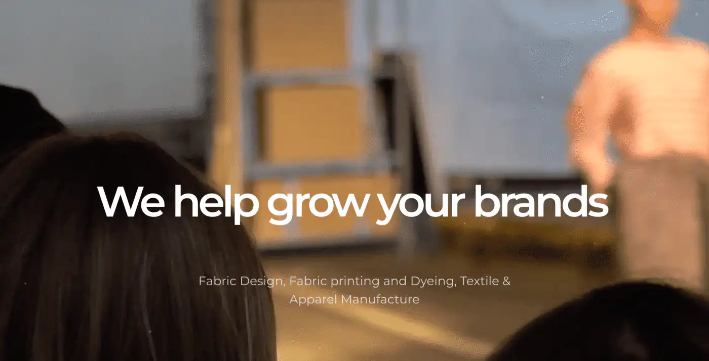 Zeria Textile homepage